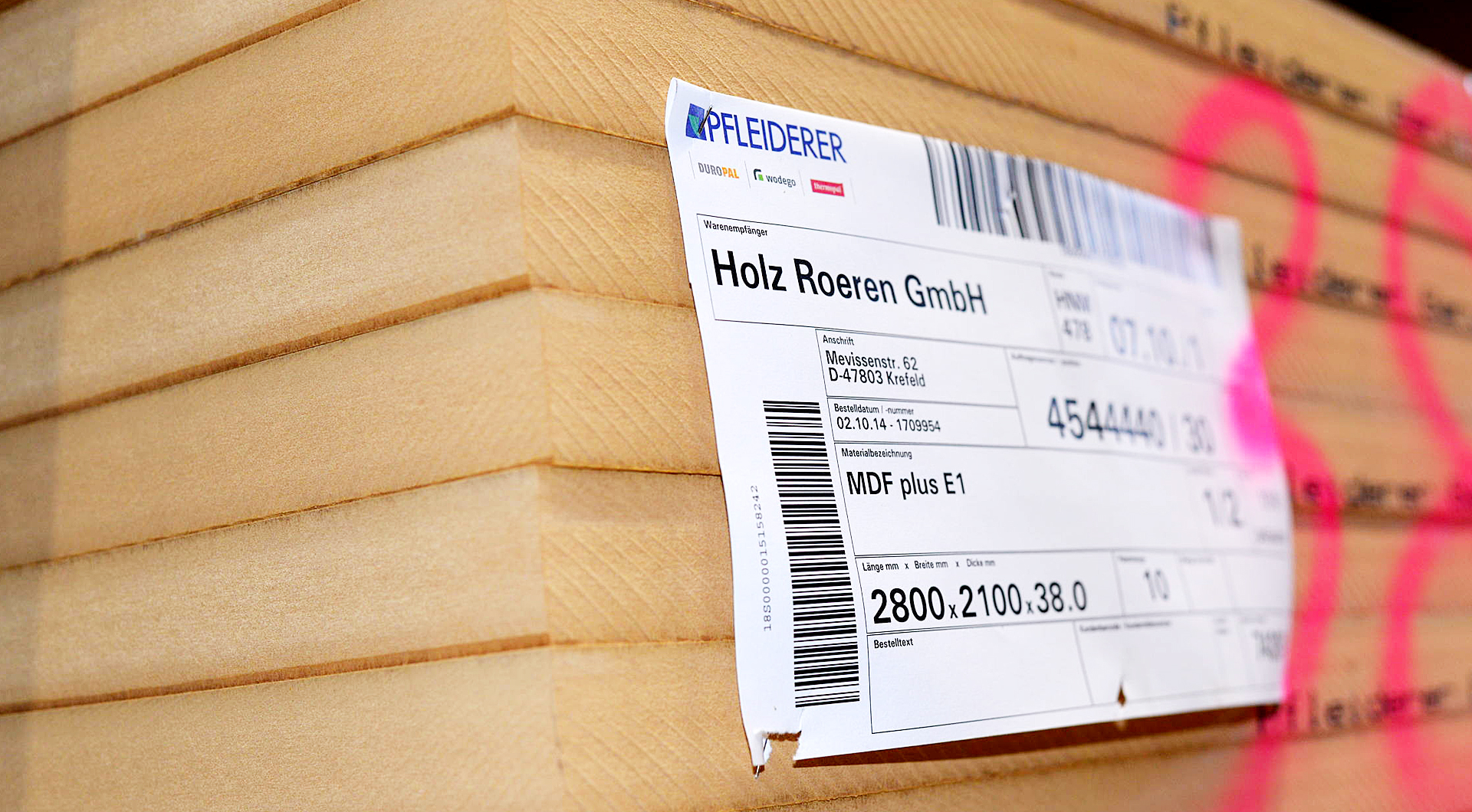 Klare Argumente von Holz Roeren für MDF beschichtet